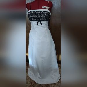 Women's white prom style dress size 13/14